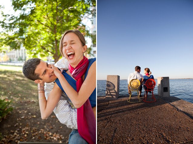 Madison Engagement Photography Student Union Chairs