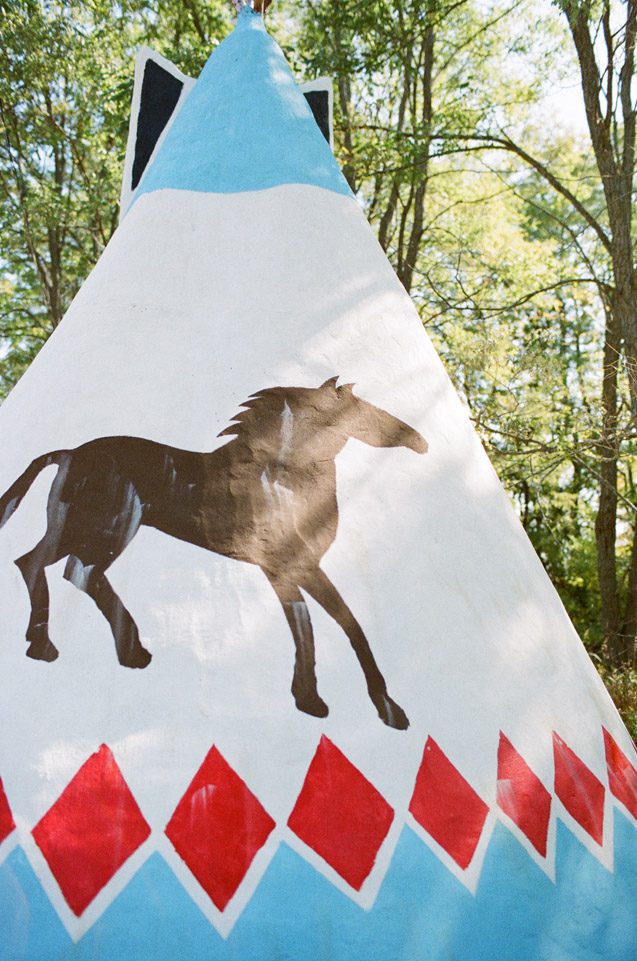 woods, navajo, teepee, wisconsin woods, film photography, native american art