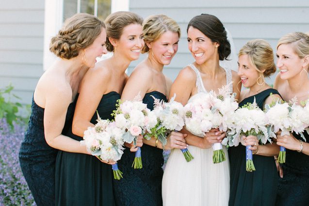 J.crew bridesmaids, peonies, peony wedding bouquet, wisconsin farm wedding, film wedding photographer