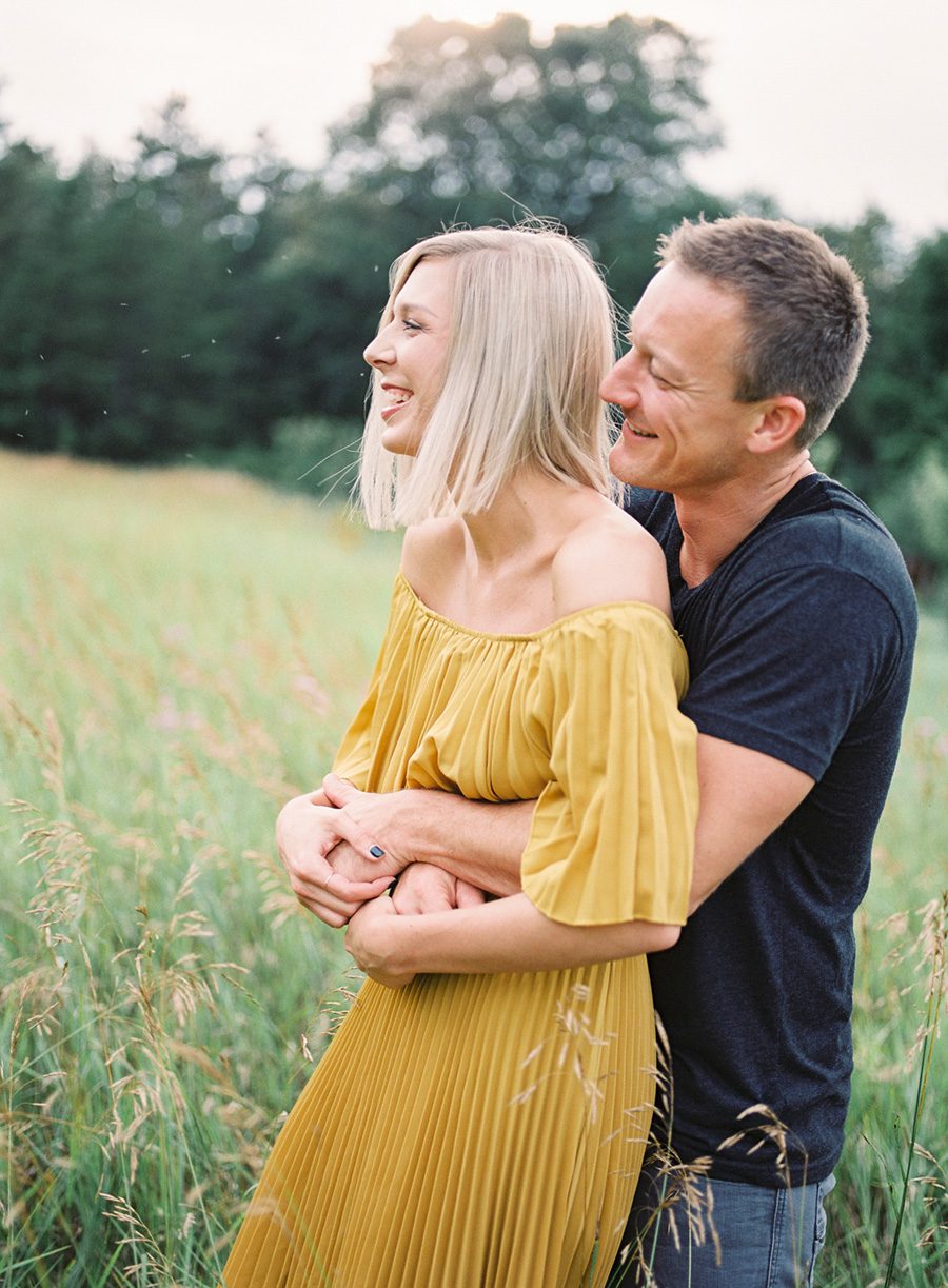 lake geneva engagement photos, lake geneva wedding photographers, door county wedding photographers, lake geneva engagement session, summer field engagement session, film engagement photos, carly mccray photography, light and airy wedding photos, light and airy engagement