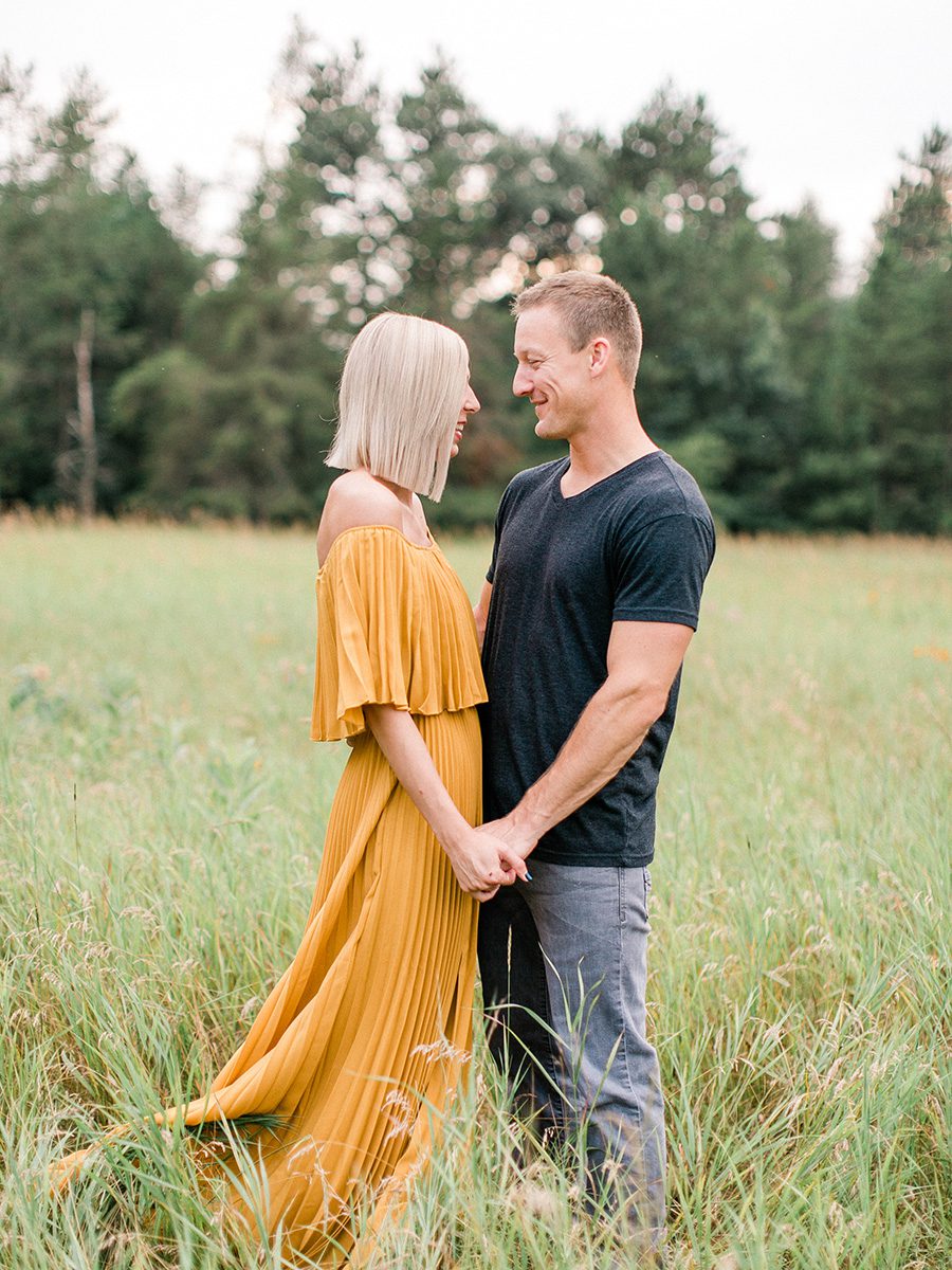 lake geneva engagement photos, lake geneva wedding photographers, door county wedding photographers, lake geneva engagement session, summer field engagement session, film engagement photos, carly mccray photography, light and airy wedding photos, light and airy engagement