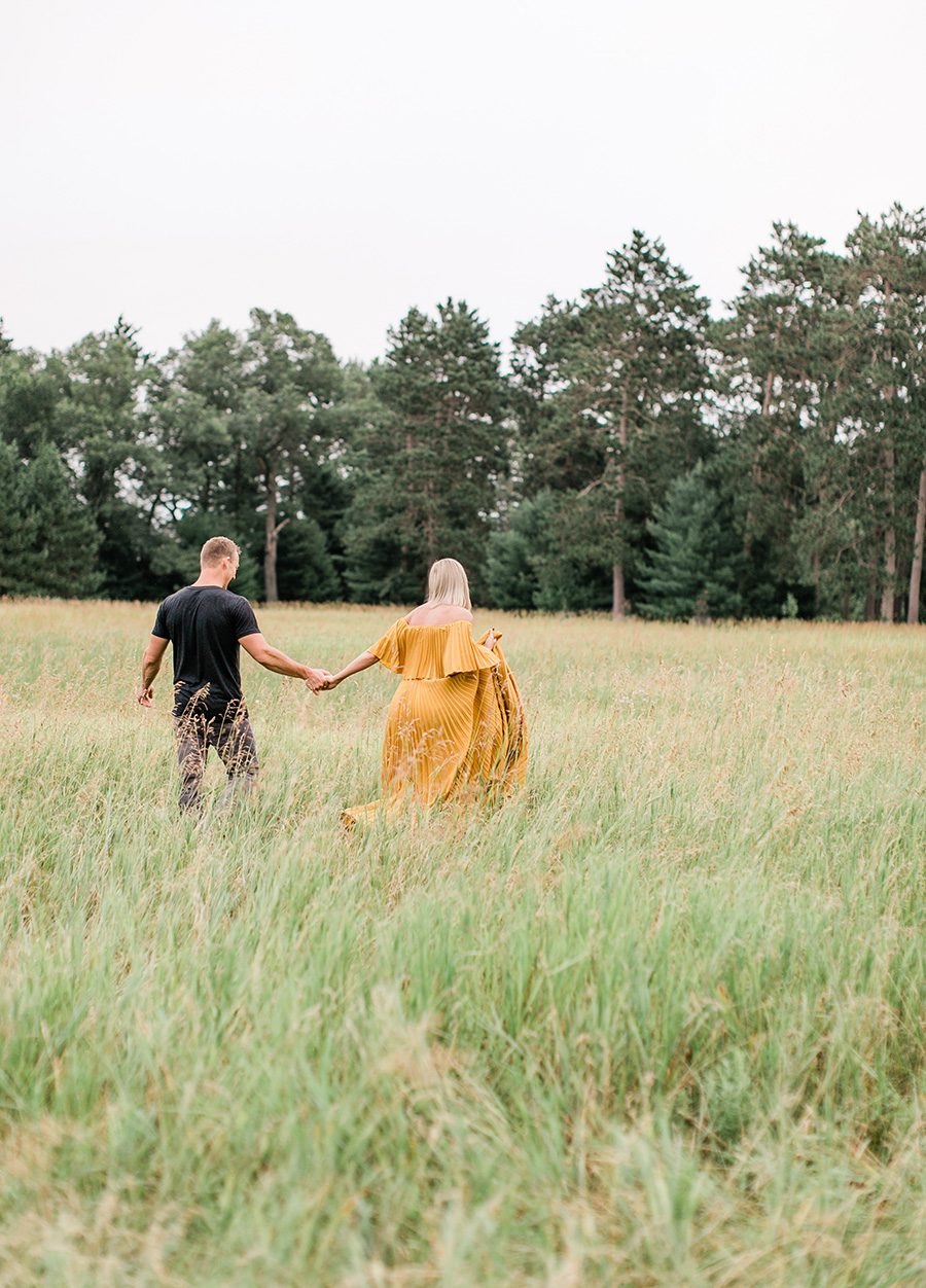 lake geneva engagement photos, lake geneva wedding photographers, door county wedding photographers, lake geneva engagement session, summer field engagement session, film engagement photos, carly mccray photography, light and airy wedding photos, light and airy engagement