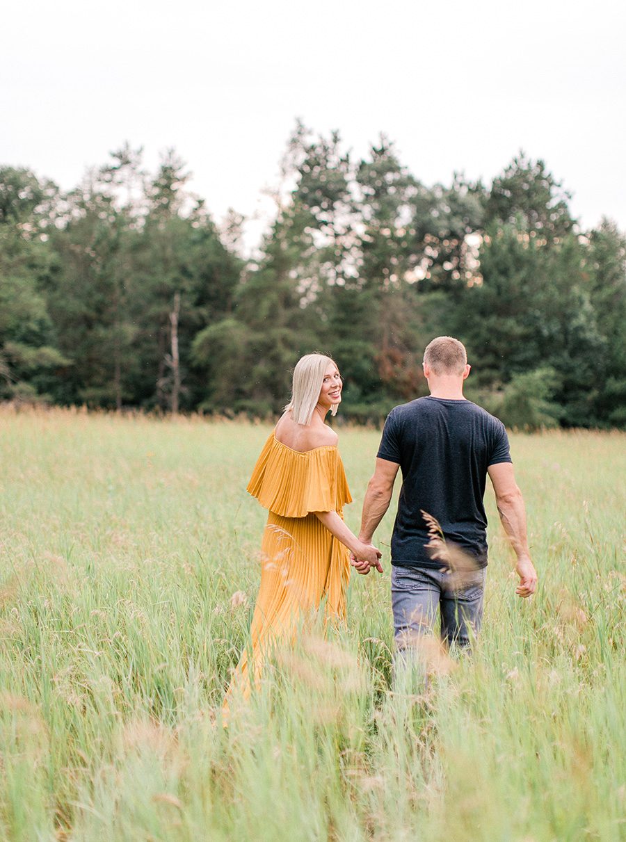 lake geneva engagement photos, lake geneva wedding photographers, door county wedding photographers, lake geneva engagement session, summer field engagement session, film engagement photos, carly mccray photography, light and airy wedding photos, light and airy engagement