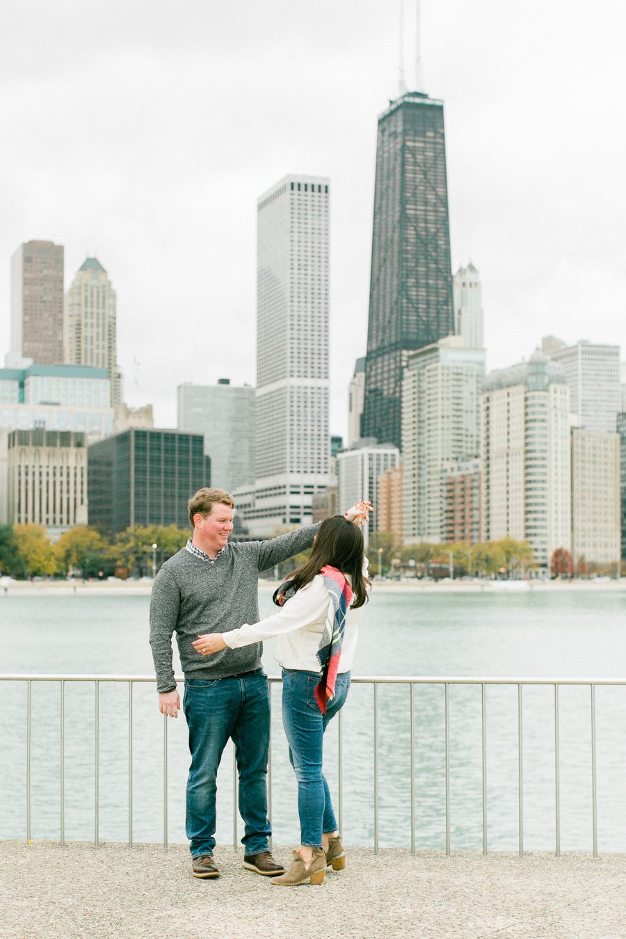 Lake geneva engagement photographer Chicago engagement session Carly Mccray