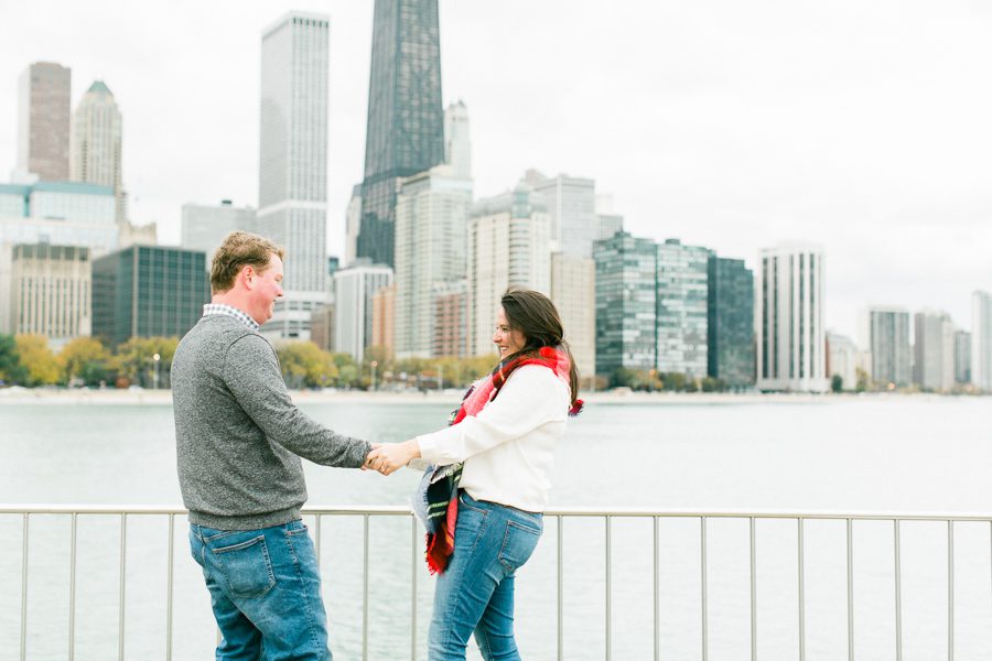 Lake geneva engagement photographer Chicago engagement session Carly Mccray