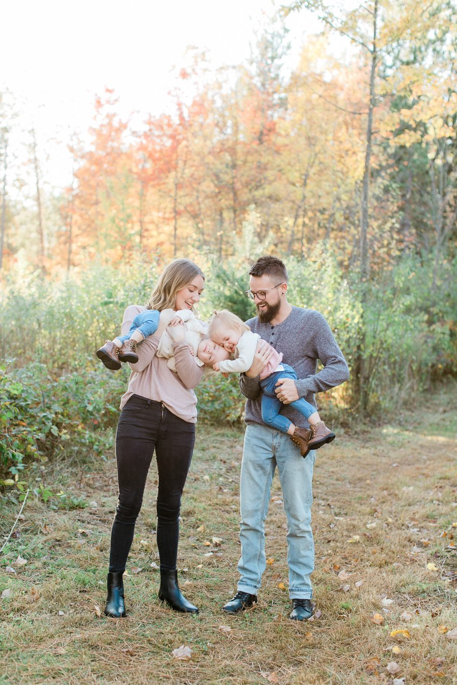 Twin family photographers waupaca family photos stevens point family photographers